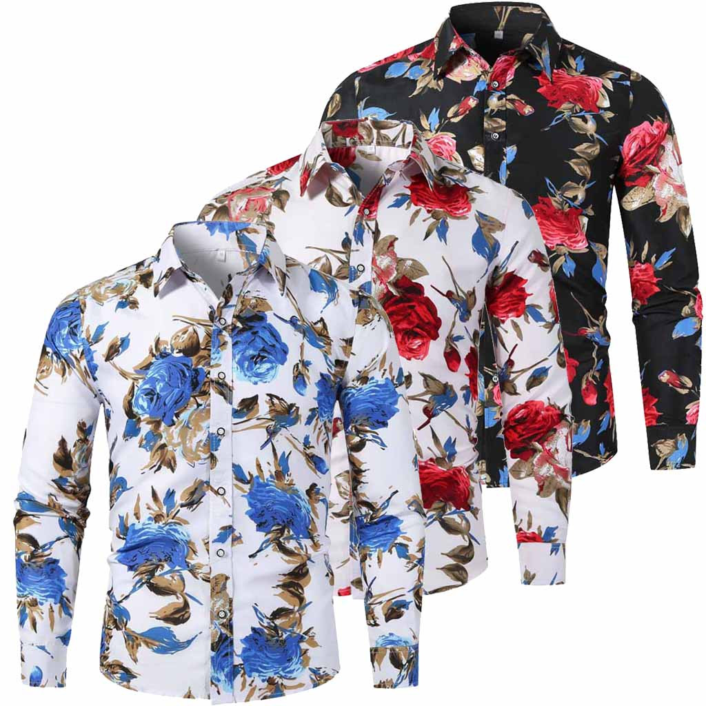 Men's Autumn Winter Casual Slim Printed Long Sleeve Shirts Top Beach Blouse Fashion Size Leisure Work Clothes Free Shippin, Black
Men's Autumn Winter Casual Slim Printed Long Sleeve Shirts Top Beach Blouse Fashion Size Leisure Work Clothes Free Shippin, Black