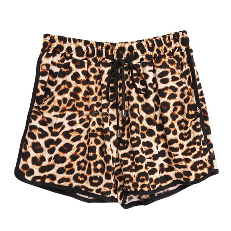 Womens Short Pants Womens stylist Casual Short Popular Beach Pants Leopard Print Shorts Fashion Leopard Print Beach Shorts