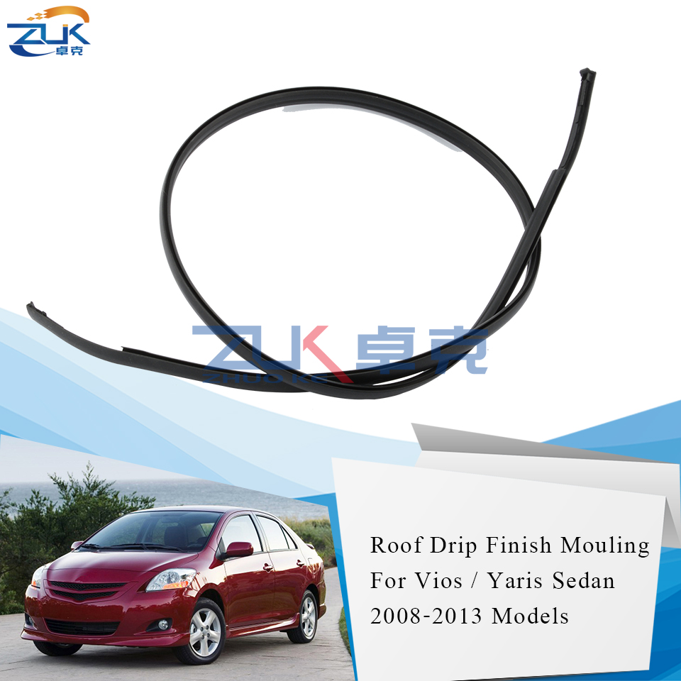 ZUK Roof Drip Finish Moulding With Metal Clip For Toyota For Vios/Limo 07-13 (Asian) & Yaris Sedan AU 07-13 & Belta 06-12 JP
ZUK Roof Drip Finish Moulding With Metal Clip For Toyota For Vios/Limo 07-13 (Asian) & Yaris Sedan AU 07-13 & Belta 06-12 JP