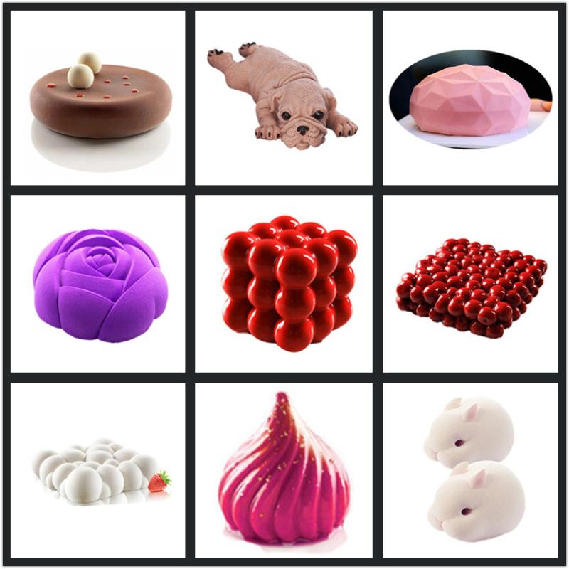 SHENHONG Art Cake Decorating Mold 3D Silicone Molds Baking Tools For Heart Round Cakes Chocolate Brownie Mousse Make Dessert Pan
SHENHONG Art Cake Decorating Mold 3D Silicone Molds Baking Tools For Heart Round Cakes Chocolate Brownie Mousse Make Dessert Pan