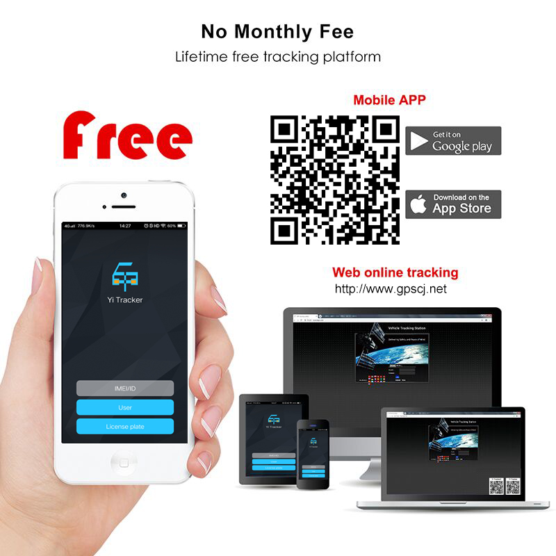 Car Relay GPS Tracker Device GSM Locator Remote Control Anti-theft Monitoring Cut off oil power System