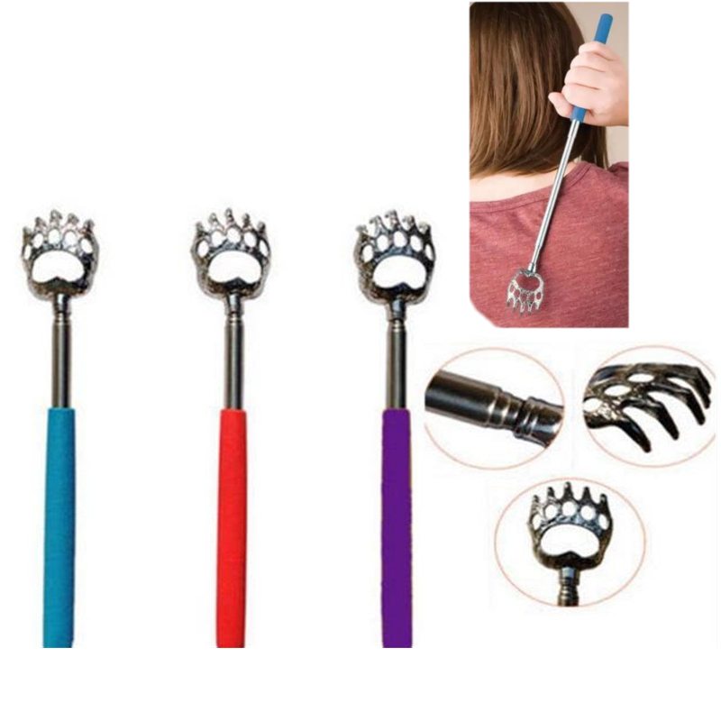 Stainless Clip Back Scratcher Practical Handy Telescopic Scratching Massage Kit Bear claw Itch Back scratcher Massage
Stainless Clip Back Scratcher Practical Handy Telescopic Scratching Massage Kit Bear claw Itch Back scratcher Massage