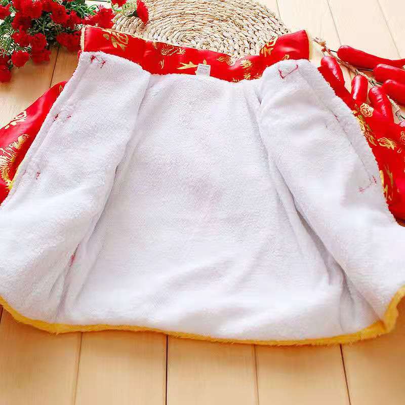 Baby Christmas Suit Chinese New Year Clothes Toddler Infant Boy Winter Chinese New Year Clothes Set
