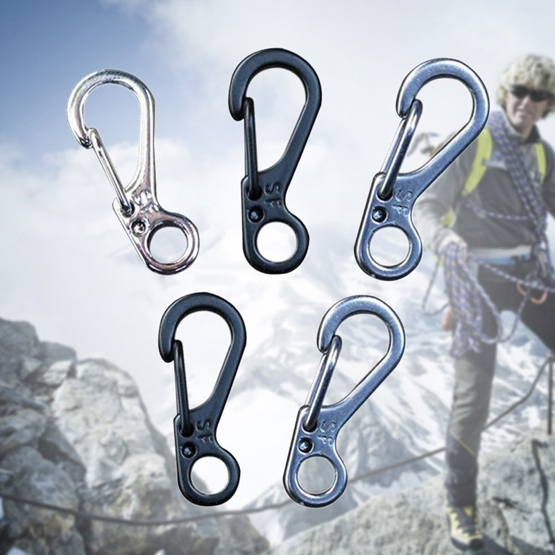 10pcs/lot Spring Buckle Snap Alloy Nickel-free Plating Mini Key Ring Carabiner Bottle Hook Paracord Camping Accessories
10pcs/lot Spring Buckle Snap Alloy Nickel-free Plating Mini Key Ring Carabiner Bottle Hook Paracord Camping Accessories