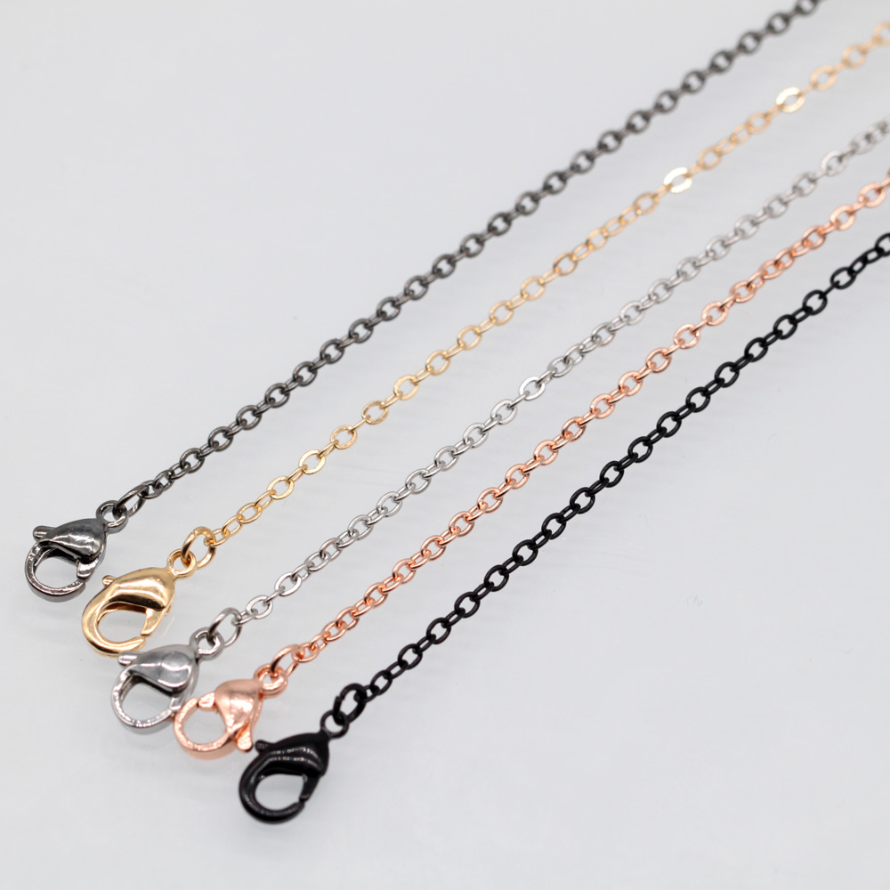 Hot Stainless Steel Link Chain 20 Inch Necklace Silver Gold Rose Gold Black Chain 5 Colors Available for Pendant Women Jewelry Best Gifts
Hot Stainless Steel Link Chain 20 Inch Necklace Silver Gold Rose Gold Black Chain 5 Colors Available for Pendant Women Jewelry Best Gifts
