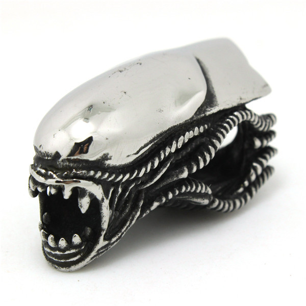 Newest chewing Pendant 316L Stainless Steel Jewelry Cool Design Men Boys Alien Shape Pendant, Silver
Newest chewing Pendant 316L Stainless Steel Jewelry Cool Design Men Boys Alien Shape Pendant, Silver