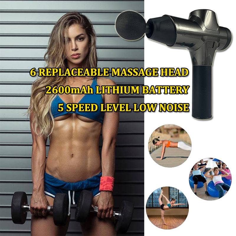 Massa Slimming Massage Gun Muscle Relaxation Massager Vibration Fascial Fitness Equipment Noise Reduction Design Full Body Use
Massa Slimming Massage Gun Muscle Relaxation Massager Vibration Fascial Fitness Equipment Noise Reduction Design Full Body Use