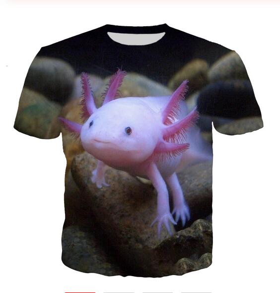 Newest Fashion Mens/Womans axolotl animals Summer Style Tees 3D Print Casual T-Shirt Tops Plus Size BB0184, White;black
Newest Fashion Mens/Womans axolotl animals Summer Style Tees 3D Print Casual T-Shirt Tops Plus Size BB0184, White;black
