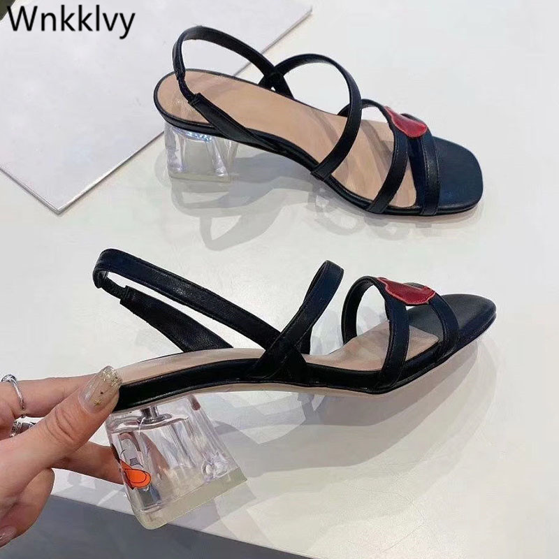 Sandals women transparent clear high heel ankle strap 2020 summer dress shoes sweety girl lover heart decor sandalies feninina, White
Sandals women transparent clear high heel ankle strap 2020 summer dress shoes sweety girl lover heart decor sandalies feninina, White