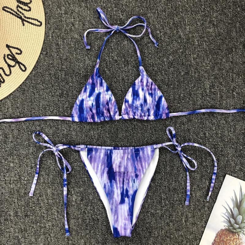 Swimsuit for women 2020 Women Tie-dyed Halter Push Up Padded Bra Bandage Bikini Set Suits Swim Wear Two Piece Swimsuit 515#3
Swimsuit for women 2020 Women Tie-dyed Halter Push Up Padded Bra Bandage Bikini Set Suits Swim Wear Two Piece Swimsuit 515#3