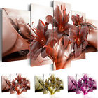 ( No Frame ) Abstract Flower Canvas Art Print Modern Wall Painting Home Decoration Gift for Love, Choose Color & Size