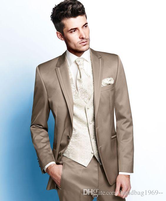 High Quality Two Buttons Groom Tuxedos Notch Lapel Groomsmen Best Man Mens Wedding Suits (Jacket+Pants+Vest+Tie) D:189, Same as image
High Quality Two Buttons Groom Tuxedos Notch Lapel Groomsmen Best Man Mens Wedding Suits (Jacket+Pants+Vest+Tie) D:189, Same as image