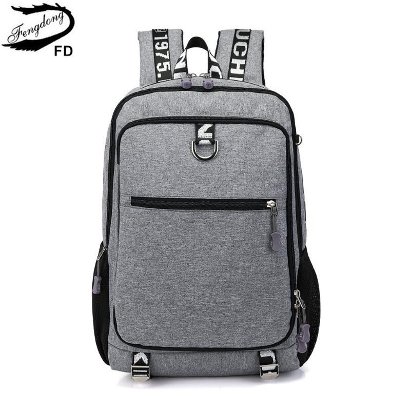 Fengdong School Bags For Boys Student School Backpack Men Travel Bags Kids Boy …