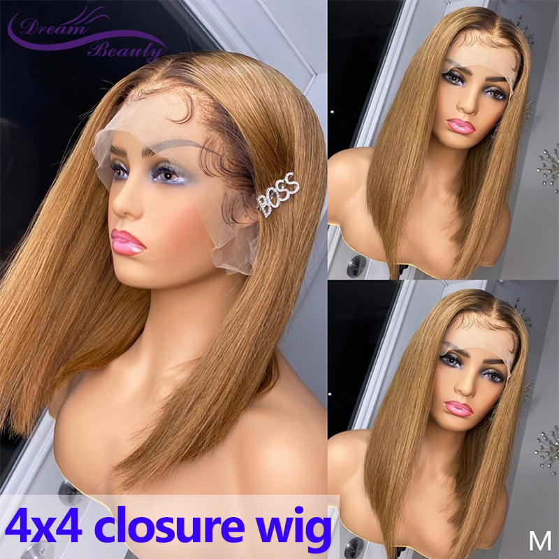 Short Blond 4X4 Closure Wig Straight Bob Lace Human Hair Wigs 180% Density Remy Brazilian Lace Closure Wigs Dream Beauty, As pic
Short Blond 4X4 Closure Wig Straight Bob Lace Human Hair Wigs 180% Density Remy Brazilian Lace Closure Wigs Dream Beauty, As pic