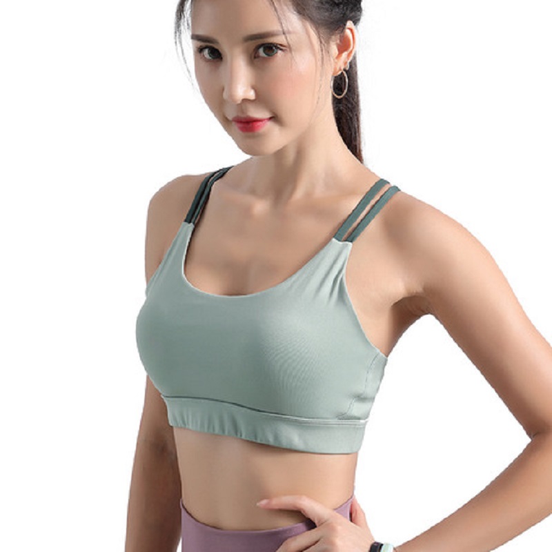 New sports underwear women's running shockproof gathering and shaping Yoga back vest fitness outdoor bra, Green
New sports underwear women's running shockproof gathering and shaping Yoga back vest fitness outdoor bra, Green