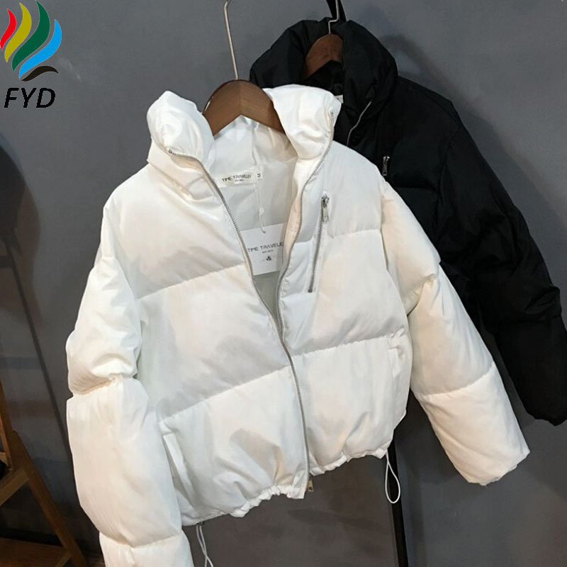 Women's Down & Parkas 2021 Coats Autumn Warm Winter Jackets Women Short Design Stand Collar Thicken Female Casual Loose Woman Outwear Jacket, White
Women's Down & Parkas 2021 Coats Autumn Warm Winter Jackets Women Short Design Stand Collar Thicken Female Casual Loose Woman Outwear Jacket, White