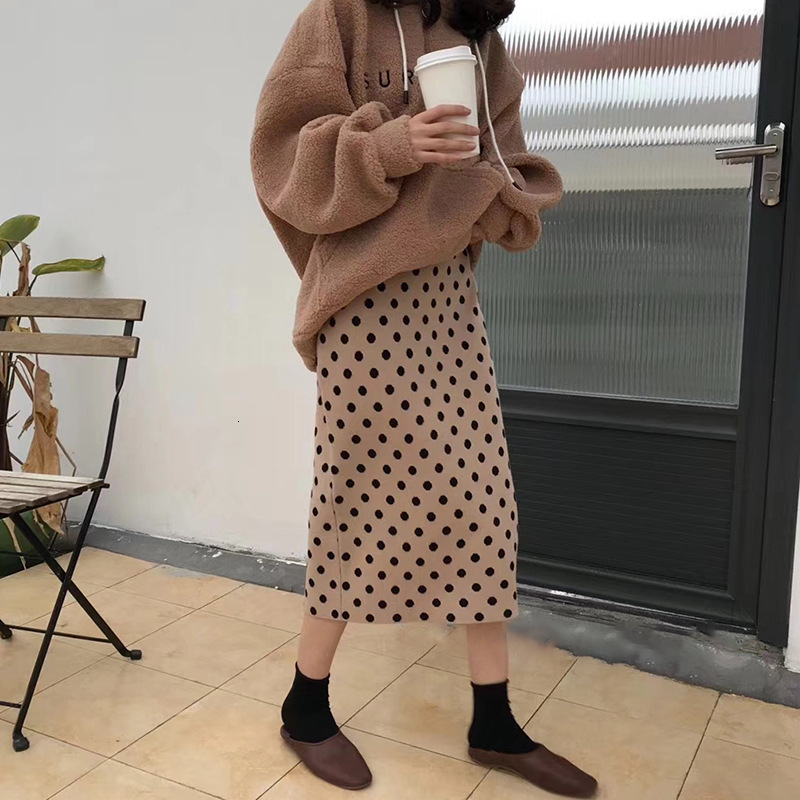 2019 Autumn Women Skirts High Waist Knitting Women Bodycon Long Skirt Faldas Jupe Femme Saia Dots Print Women Sexy Pencil Skirt LY191203, Black
2019 Autumn Women Skirts High Waist Knitting Women Bodycon Long Skirt Faldas Jupe Femme Saia Dots Print Women Sexy Pencil Skirt LY191203, Black