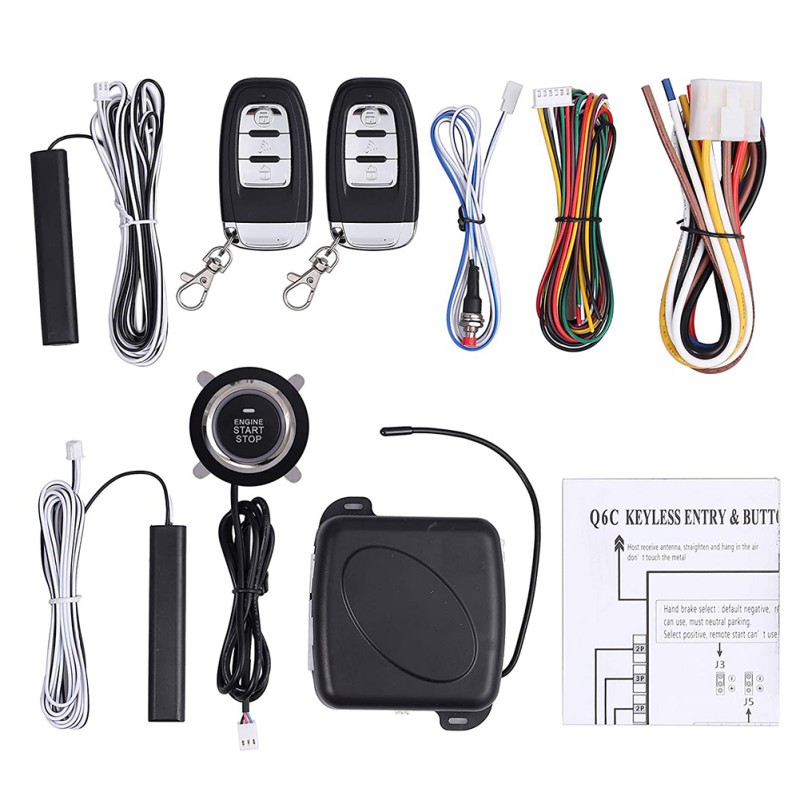 Car Alarm Remote Control Car Keyless Entry Engine Start Alarm System Button Remote Starter Stop Security System Set
Car Alarm Remote Control Car Keyless Entry Engine Start Alarm System Button Remote Starter Stop Security System Set