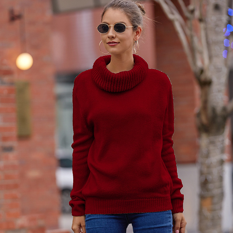 Autumn/winter 2019 new sweater hot style solid color turtleneck sweater with long sleeves, No.1
Autumn/winter 2019 new sweater hot style solid color turtleneck sweater with long sleeves, No.1