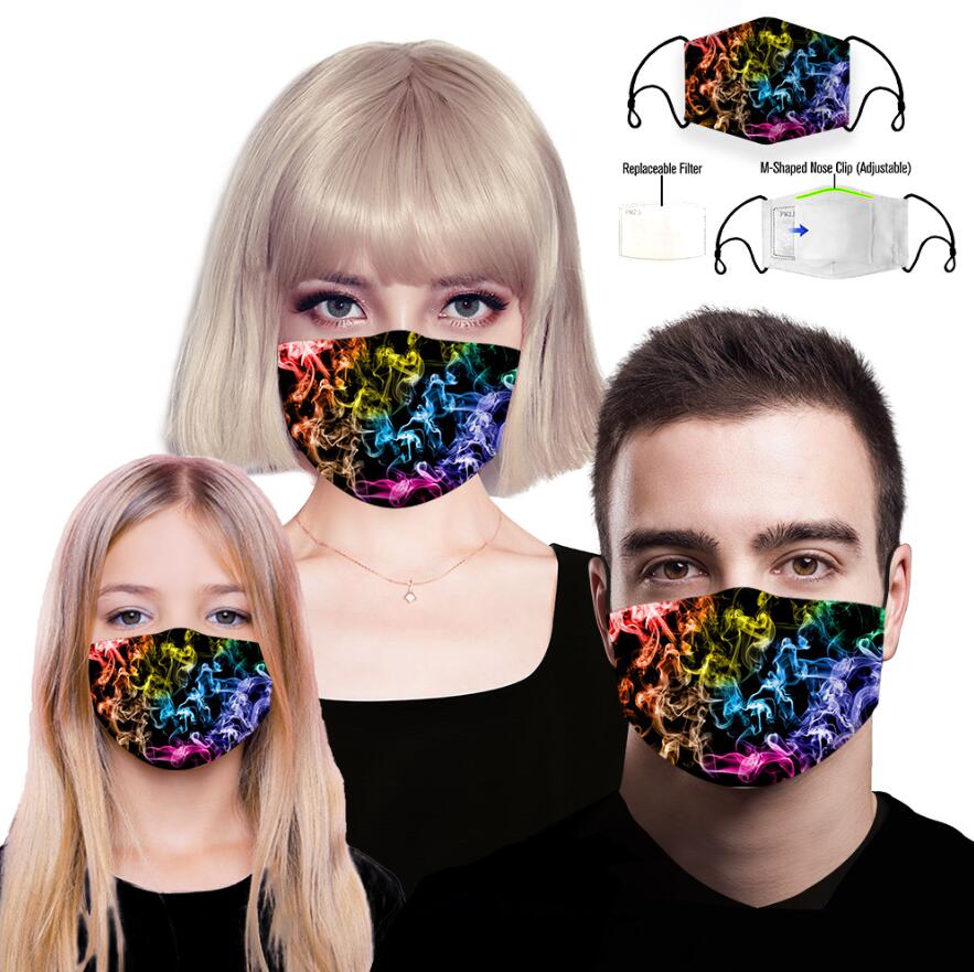 Reusable Mouth Face Masks 3D Printing Mask Hip Hop Design PM2.5 Replaceable Filter Dust Face Masks Anti Droplet Mouth Mask For Adults Kids
Reusable Mouth Face Masks 3D Printing Mask Hip Hop Design PM2.5 Replaceable Filter Dust Face Masks Anti Droplet Mouth Mask For Adults Kids