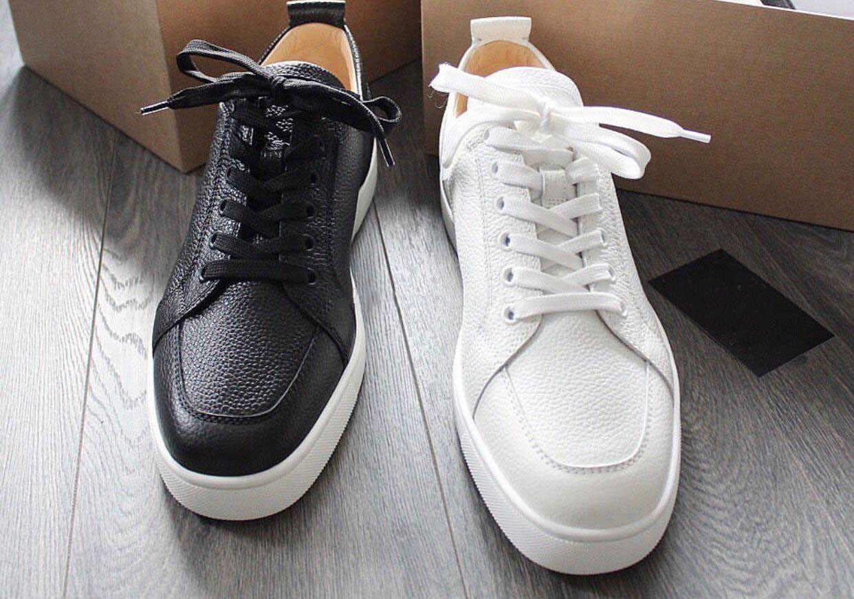 Wholesale Sale Elegant Designer Mens Red Bottom Sneakers Shoes With Top Quality Women,Man Rantulow Grain Leather Casual Flats Cream,Black,Kh
Wholesale Sale Elegant Designer Mens Red Bottom Sneakers Shoes With Top Quality Women,Man Rantulow Grain Leather Casual Flats Cream,Black,Kh