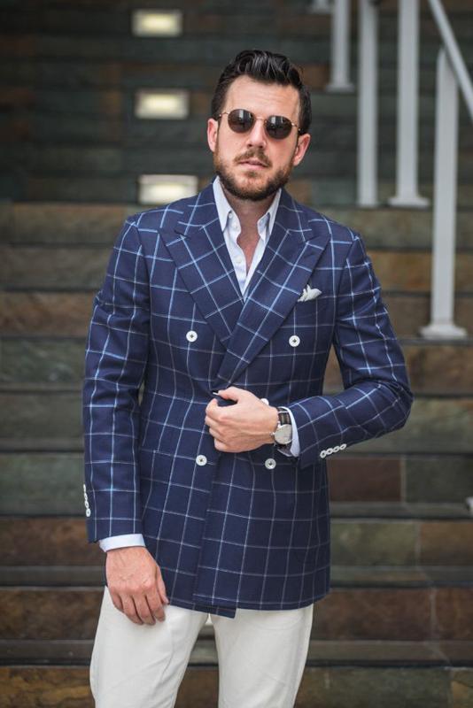 New Arrival Mens Checkered Suit Windowpane Fashion Men Suits Custom Made Checkered Man Wedding Double Breasted men Suit, Custom color
New Arrival Mens Checkered Suit Windowpane Fashion Men Suits Custom Made Checkered Man Wedding Double Breasted men Suit, Custom color