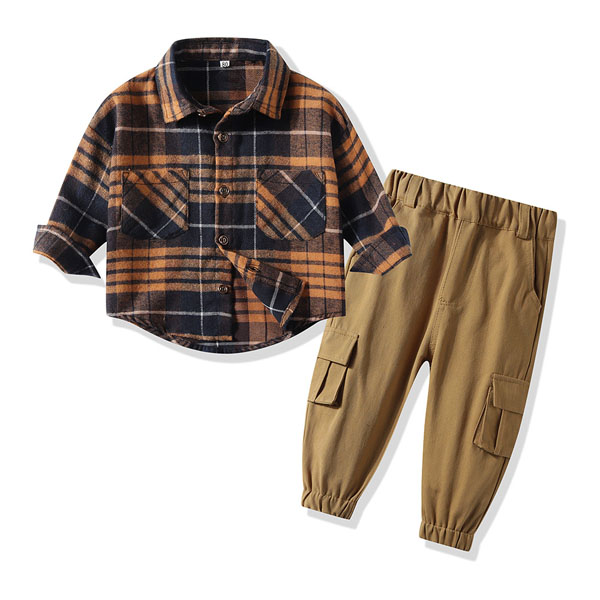 New Baby Boys Set Kids Plaid Shirt + Pants Boy 2pcs Clothes Set Children Outfits Clothing Suit 5394, As the picture
New Baby Boys Set Kids Plaid Shirt + Pants Boy 2pcs Clothes Set Children Outfits Clothing Suit 5394, As the picture