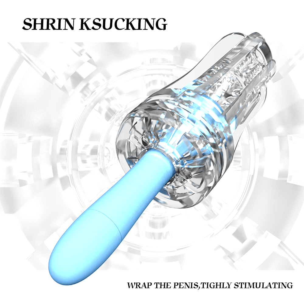 Vibrating Artificial Vagina Deep Throat Oral Sex Toys Men Male Sex Masturbation Toys for Men Masturbation Cup Rubber Vagina Y191010