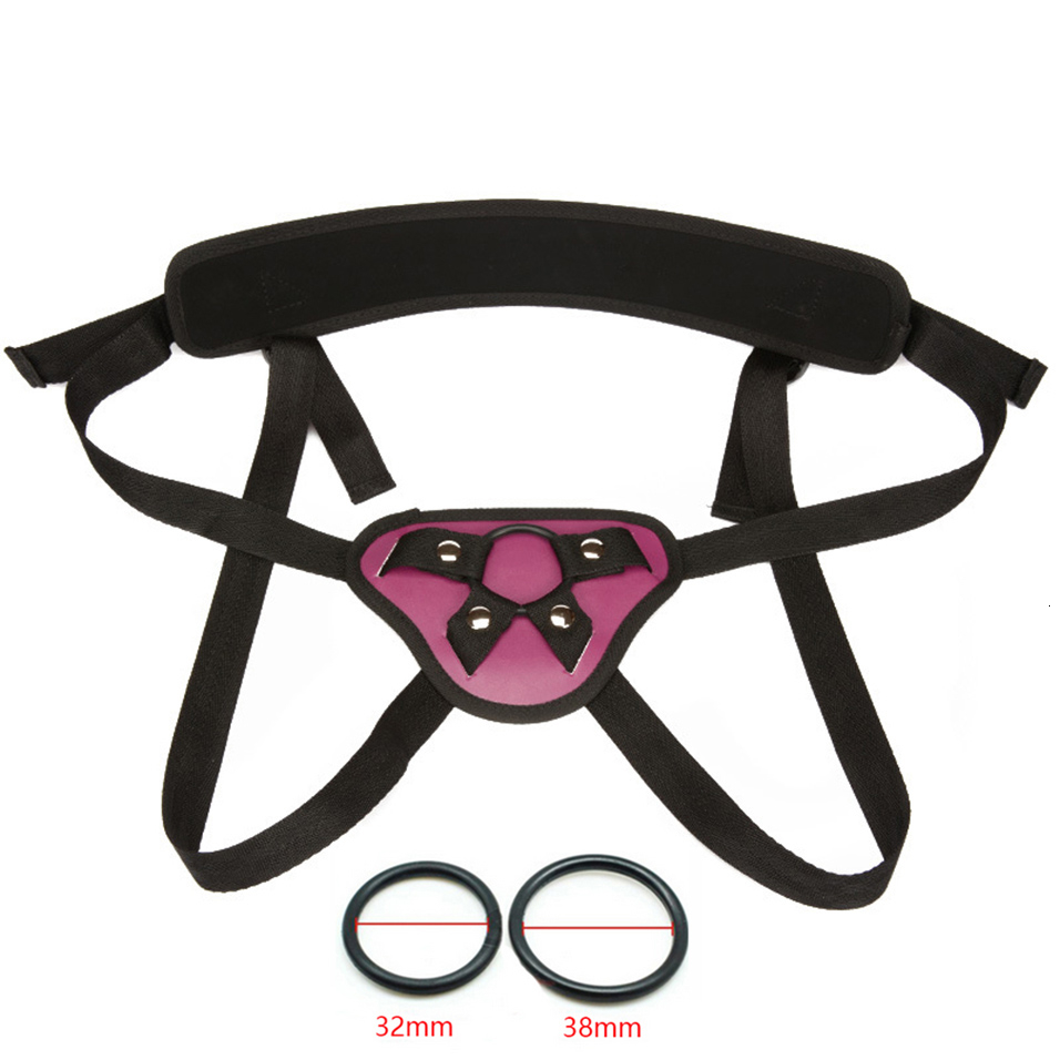 camaTech Lesbian Strap-on Dildo Pants Adjustable Belt Strap ons Harness For Women Strapon Panties With O-Rings Wearable Sex Toys Y191022