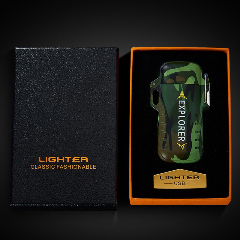 Newest Colorful Intelligent Waterproof USB Charging Double ARC Lighter Portable Sling Rope Innovative Design High Quality Hot Cake DHL Free W260202