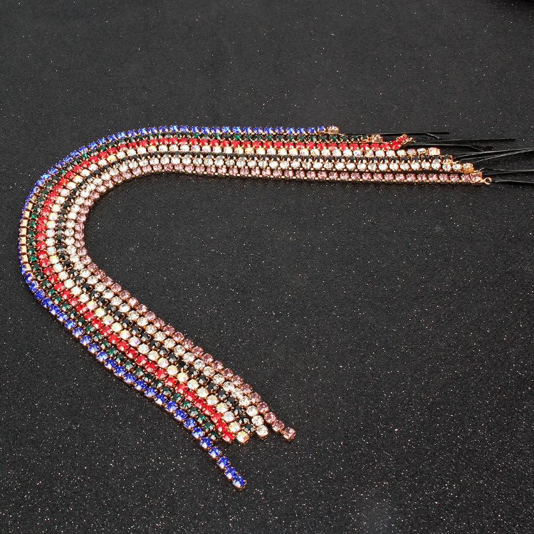 Fashion Wig Extension Chain Women Claw Jewelry Head Link BB Hair Clip 7 Colors