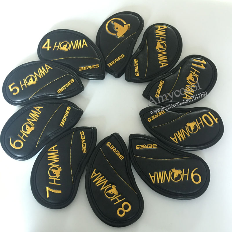 Wholesale Golf Irons Head Cover High Quality HONMA Golf Headcover Irons Clubs HeadCover Golf Clubs Head Supplies Free Shippin