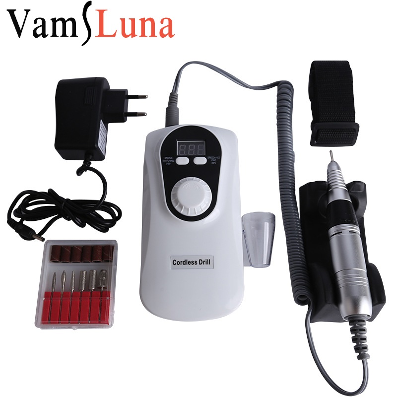 Strong LCD Digital 35000 RPM Rechargeable Electric Nail Drill Machine Nail File Art Equipment For Manicure Pedicure With Cutter
Strong LCD Digital 35000 RPM Rechargeable Electric Nail Drill Machine Nail File Art Equipment For Manicure Pedicure With Cutter