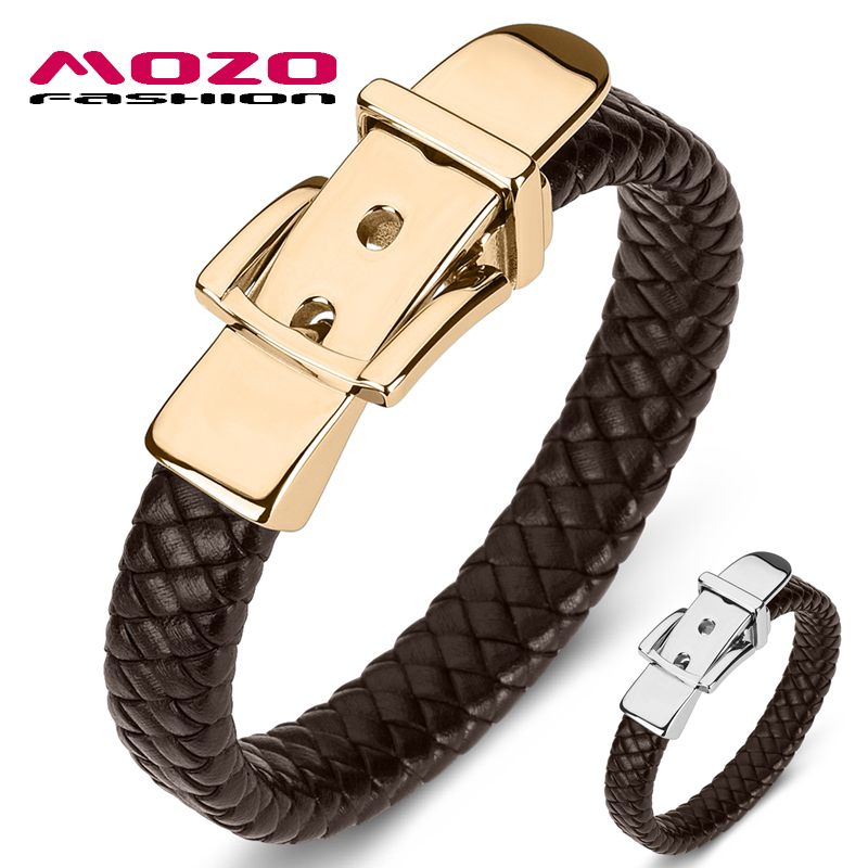 MOZO FASHION 2020 Classic Genuine Leather Belt Buckle Bracelet For Men Hand Charm Jewelry Braided Handmade Wholesale Price 170
MOZO FASHION 2020 Classic Genuine Leather Belt Buckle Bracelet For Men Hand Charm Jewelry Braided Handmade Wholesale Price 170