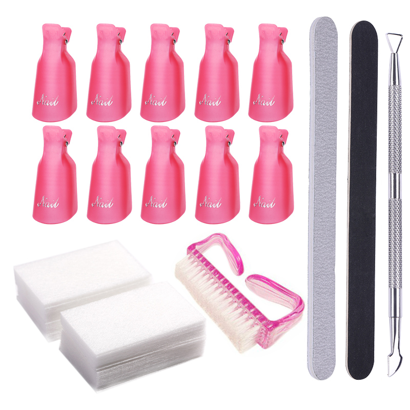 Nail Polish Remover Tools Set 10pcs Cap Clip 1000pcs Nail Wraps Fingers Cotton Cuticle Remover Soak Off UV Gel Clean Tools
Nail Polish Remover Tools Set 10pcs Cap Clip 1000pcs Nail Wraps Fingers Cotton Cuticle Remover Soak Off UV Gel Clean Tools