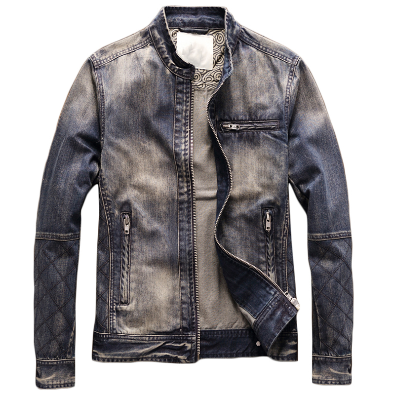 Vintage European Style Mens Jeans Jackets Summer Spring Oversized 4XL Automotive Mans Denim Coats Plus Uniforms Overcoats A986, Beige 
Vintage European Style Mens Jeans Jackets Summer Spring Oversized 4XL Automotive Mans Denim Coats Plus Uniforms Overcoats A986, Beige