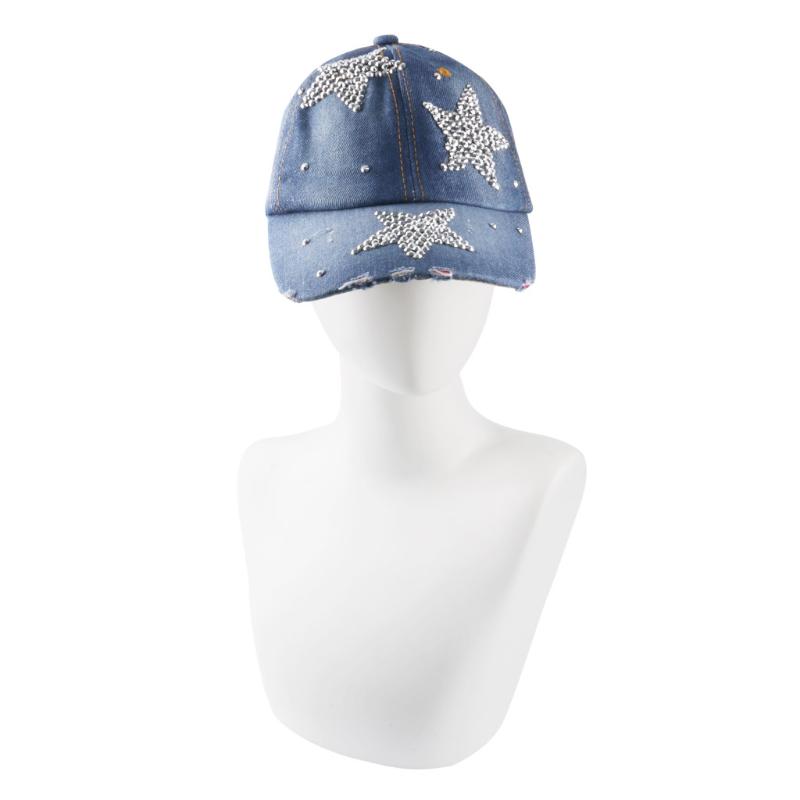 Visors Fashionable Unisex Cap Stars Denim Rhinestone Baseball Hip Hop Flat Hat Outdoor Beach Sun #YL10
Visors Fashionable Unisex Cap Stars Denim Rhinestone Baseball Hip Hop Flat Hat Outdoor Beach Sun #YL10