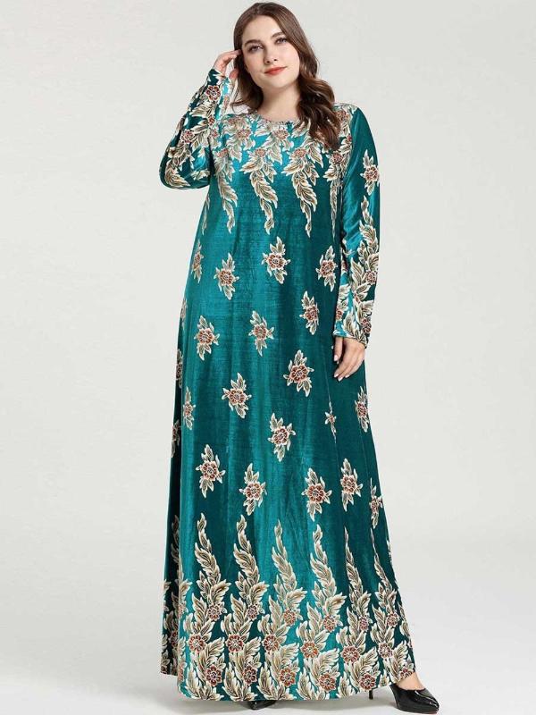Modest Fashion Long Clothes For Muslim Women Muslim Evening Dress With Hijab Vestido For Ramadan
Modest Fashion Long Clothes For Muslim Women Muslim Evening Dress With Hijab Vestido For Ramadan