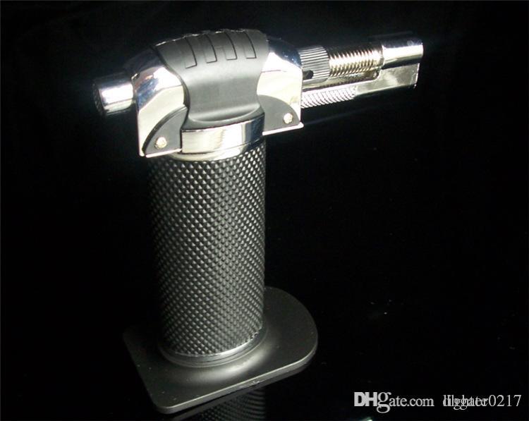 Scorch Jet Flame Kitchen Torch Metal creme brulee Windproof RefillableTorch Lighter Gas Butane W260202