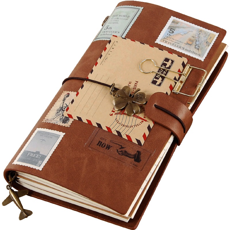 traveler's Notebook Vintage journal Retro Notepad Kraft paper Cute Stationery European PU Leather Cover DIY Diary Travel, Purple;pink
traveler's Notebook Vintage journal Retro Notepad Kraft paper Cute Stationery European PU Leather Cover DIY Diary Travel, Purple;pink