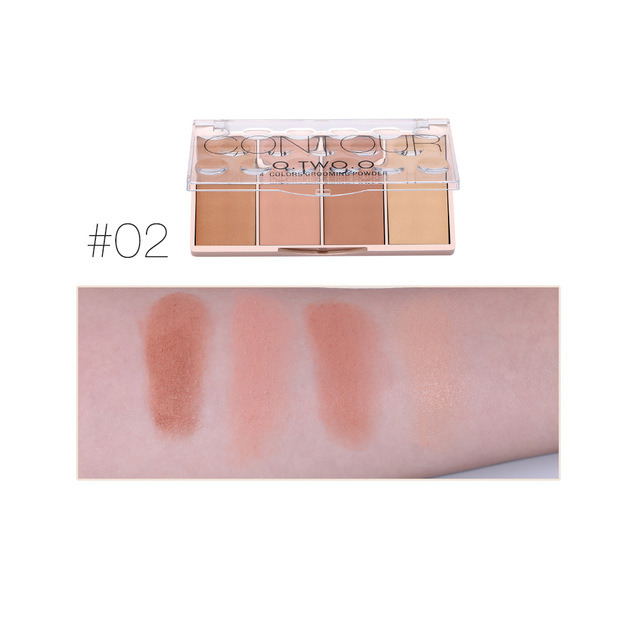 Contour Bronzer Face Shading Powder Palette Highlighter Makeup Face Contouring Grooming Pressed Powder For Free Shipping