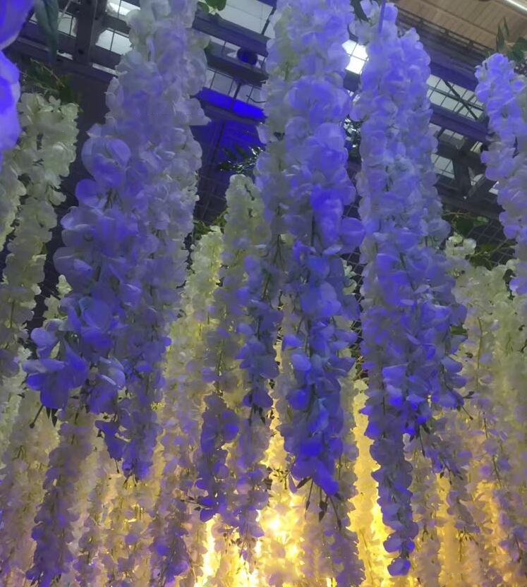 21 Colors Elegant Artificial Flower Wisteria Flower Vine 34CM Home Garden Wall Hanging Rattan For Xmas Party Wedding Decoration Available, #1
21 Colors Elegant Artificial Flower Wisteria Flower Vine 34CM Home Garden Wall Hanging Rattan For Xmas Party Wedding Decoration Available, #1