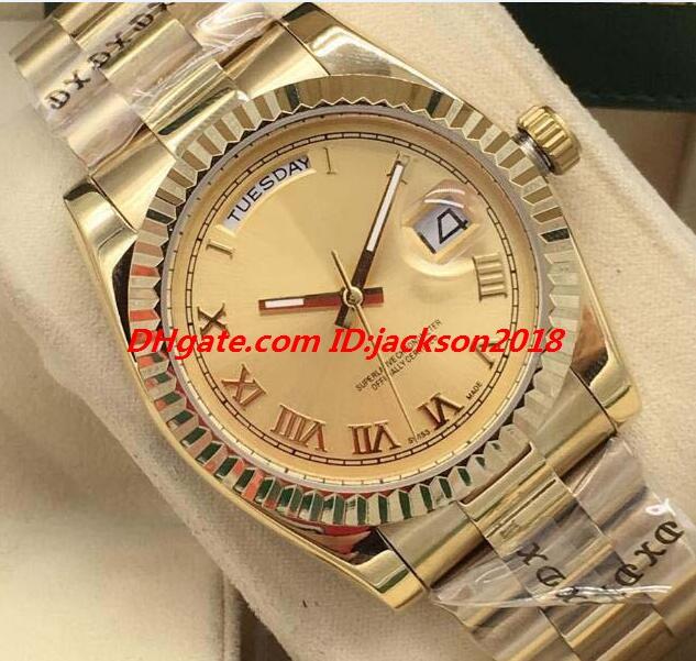 Free Shipping Luxury Watch 4 Style Mens II 36mm 218238 18K Yellow Gold Roman Dial Watch Automatic Fashion Men's Watches Wristwatch
Free Shipping Luxury Watch 4 Style Mens II 36mm 218238 18K Yellow Gold Roman Dial Watch Automatic Fashion Men's Watches Wristwatch