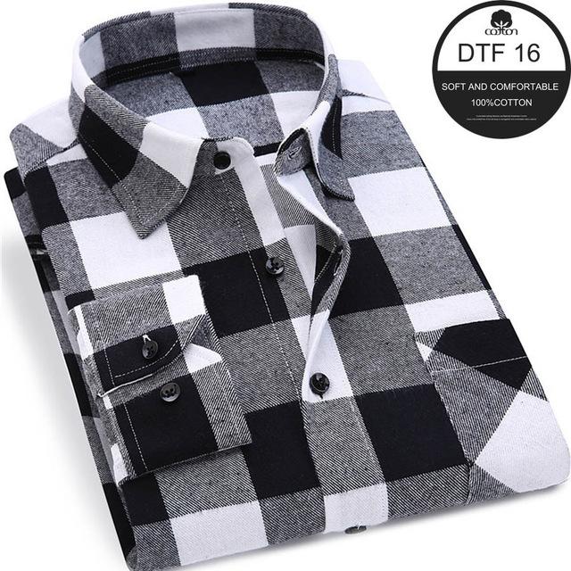 Flanned New Man Plaid Long Sleeved Casual Shirts Flannel Plus Size Spring Male Business Fashion Vintage Man Casual Dress Shirt Size, Color 1
Flanned New Man Plaid Long Sleeved Casual Shirts Flannel Plus Size Spring Male Business Fashion Vintage Man Casual Dress Shirt Size, Color 1