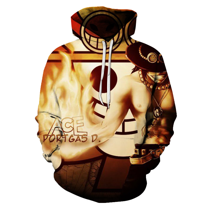 Hip Hop ONE PIECE Printed 3D Sweatshirt Hoodies Men Women Anime Design Streetwear Long Sleeve Hoody For Male Pullover Man Jacket