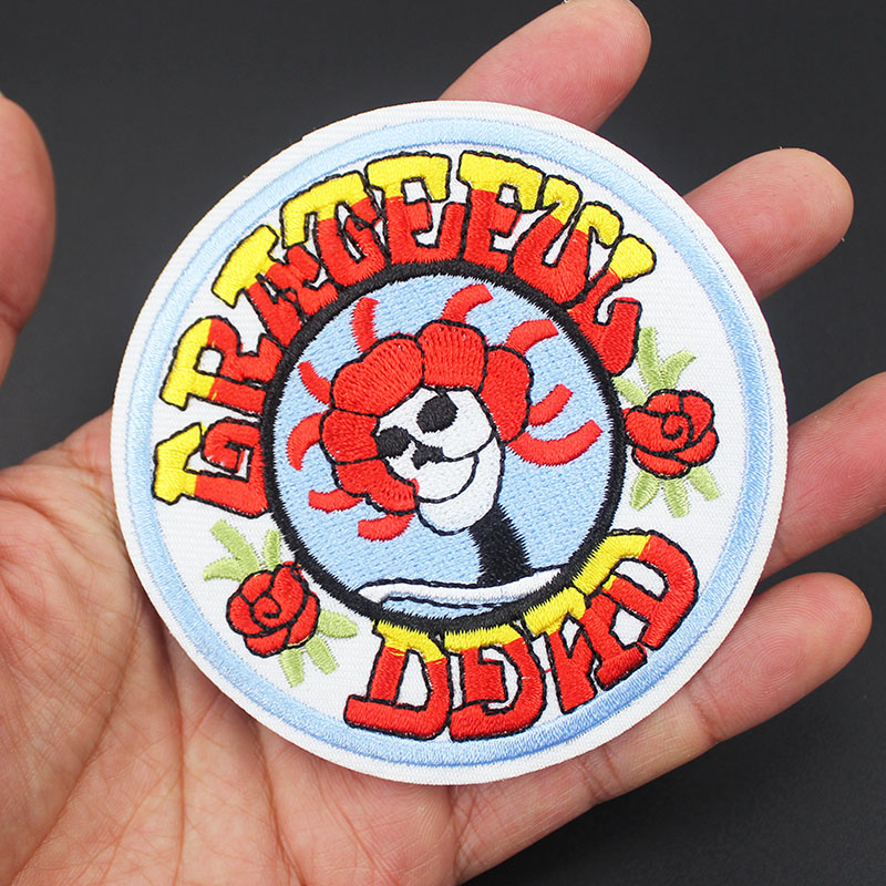New Size 9*9cm Grateful Dead Skull Patch Badge Iron on Embroidered Stickers for Jacket Jeans Backpack Patches, Black
New Size 9*9cm Grateful Dead Skull Patch Badge Iron on Embroidered Stickers for Jacket Jeans Backpack Patches, Black