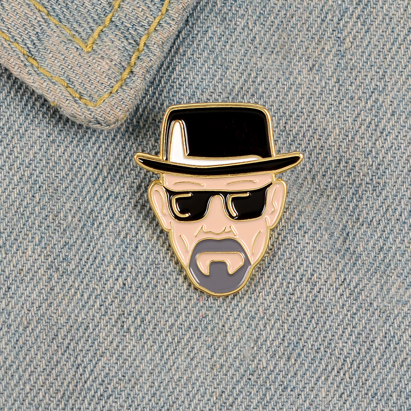 Man Face Enamel Pins Personality Black Sunglasses Hat gentleman Lapel Pin Brooch Shirt Bag Badge Lady Jewelry Gift To A Friend
Man Face Enamel Pins Personality Black Sunglasses Hat gentleman Lapel Pin Brooch Shirt Bag Badge Lady Jewelry Gift To A Friend