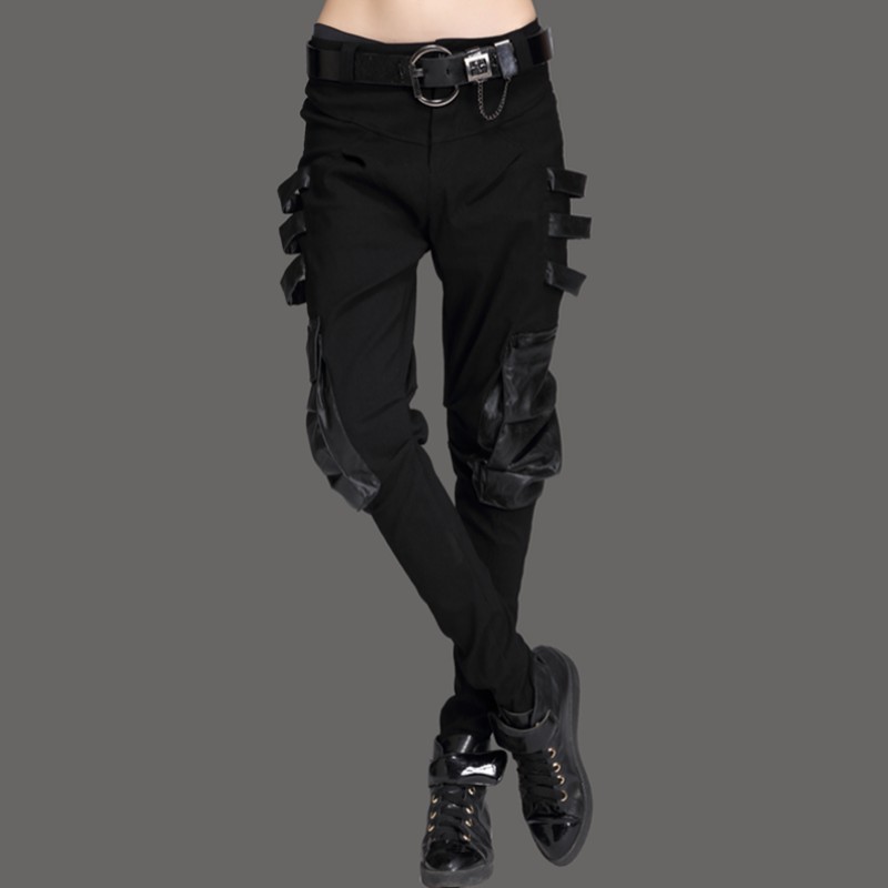 European Autumn New Arrival Fashion Casual Womens Slim Fit Pu Pants Harem Female Trousers Motorcycle Biker Palazzo Pantalon, Black
European Autumn New Arrival Fashion Casual Womens Slim Fit Pu Pants Harem Female Trousers Motorcycle Biker Palazzo Pantalon, Black