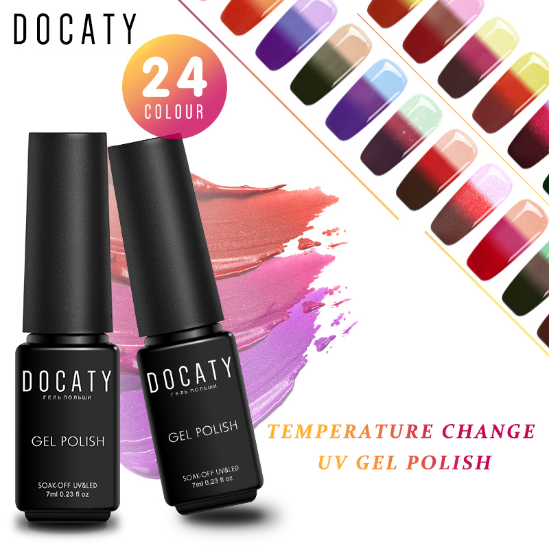 Docaty 7ml Temperature Color Changing UV Gel Polish Thermal Glitter Nail Gel Soak Off Nail Art Polish Varnish DIY, 4216
Docaty 7ml Temperature Color Changing UV Gel Polish Thermal Glitter Nail Gel Soak Off Nail Art Polish Varnish DIY, 4216