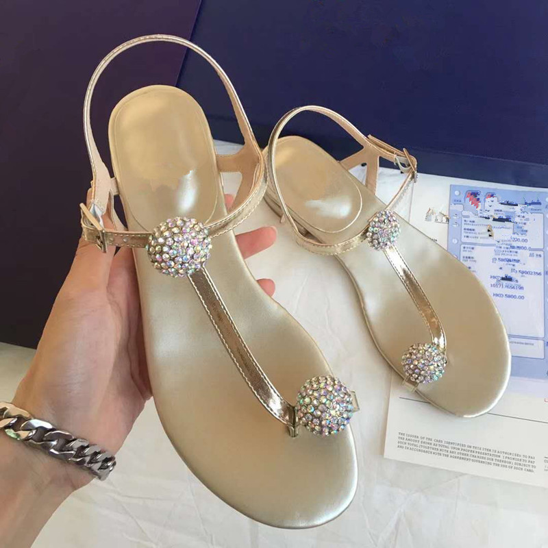 Hot Sale-mping cold drag low heel Korean version of Roman muller flat sandal with di